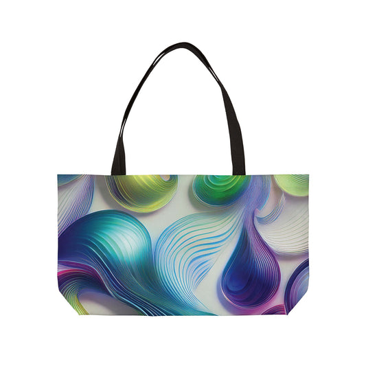 Abstract Print Poly 24x13 Canvas Yoga Bag
