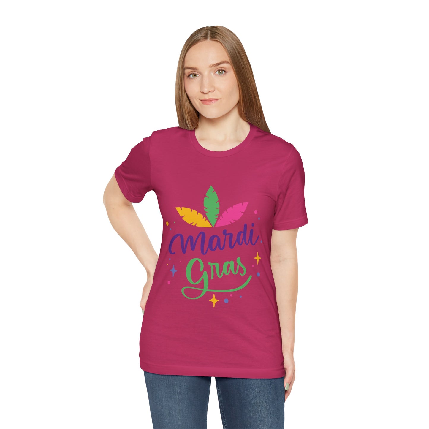 Unisex Cotton Tee Shirt for Mardi Gras