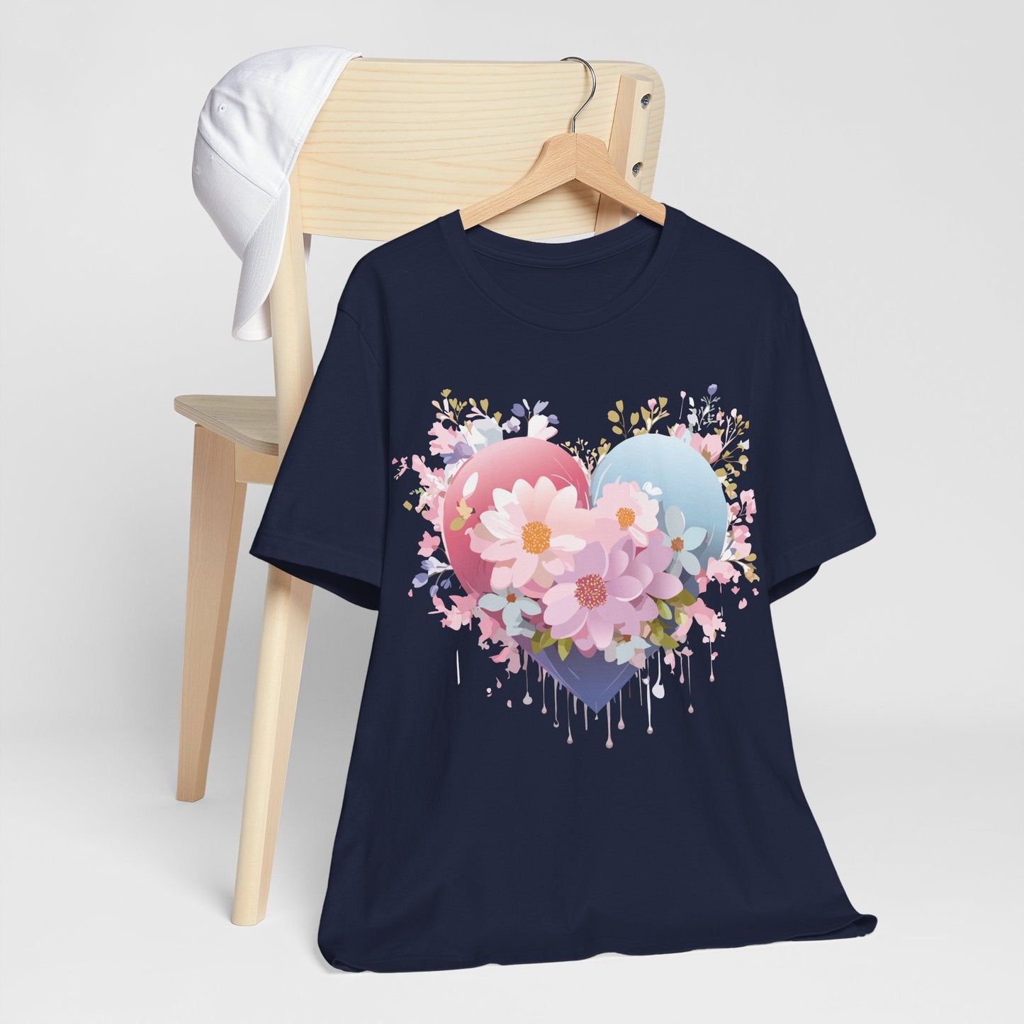 Valentine Graphic Tee Unisex Short Sleeve Vintage Inspired Artwork From Adelpha Premium Design