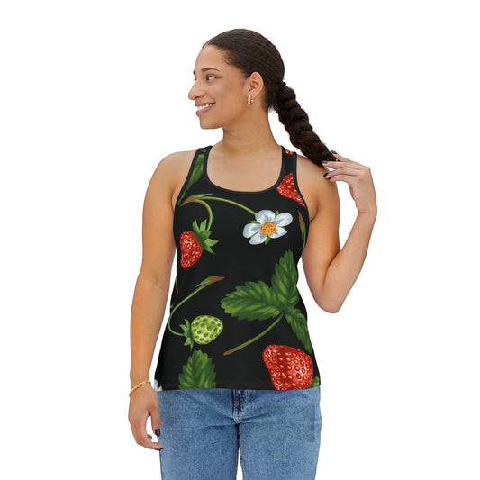 Camiseta de tirantes de verano con estampados florales