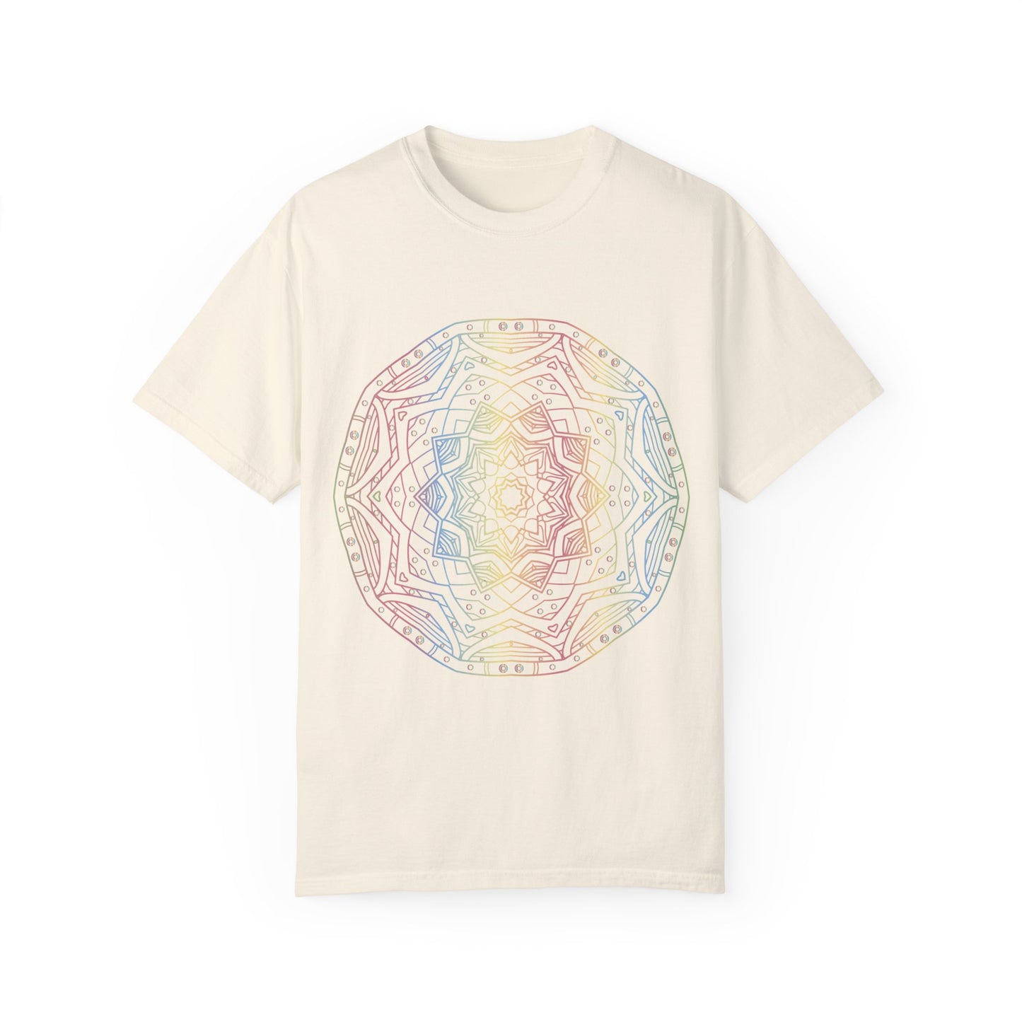 Unisex-T-Shirt mit abstraktem Print