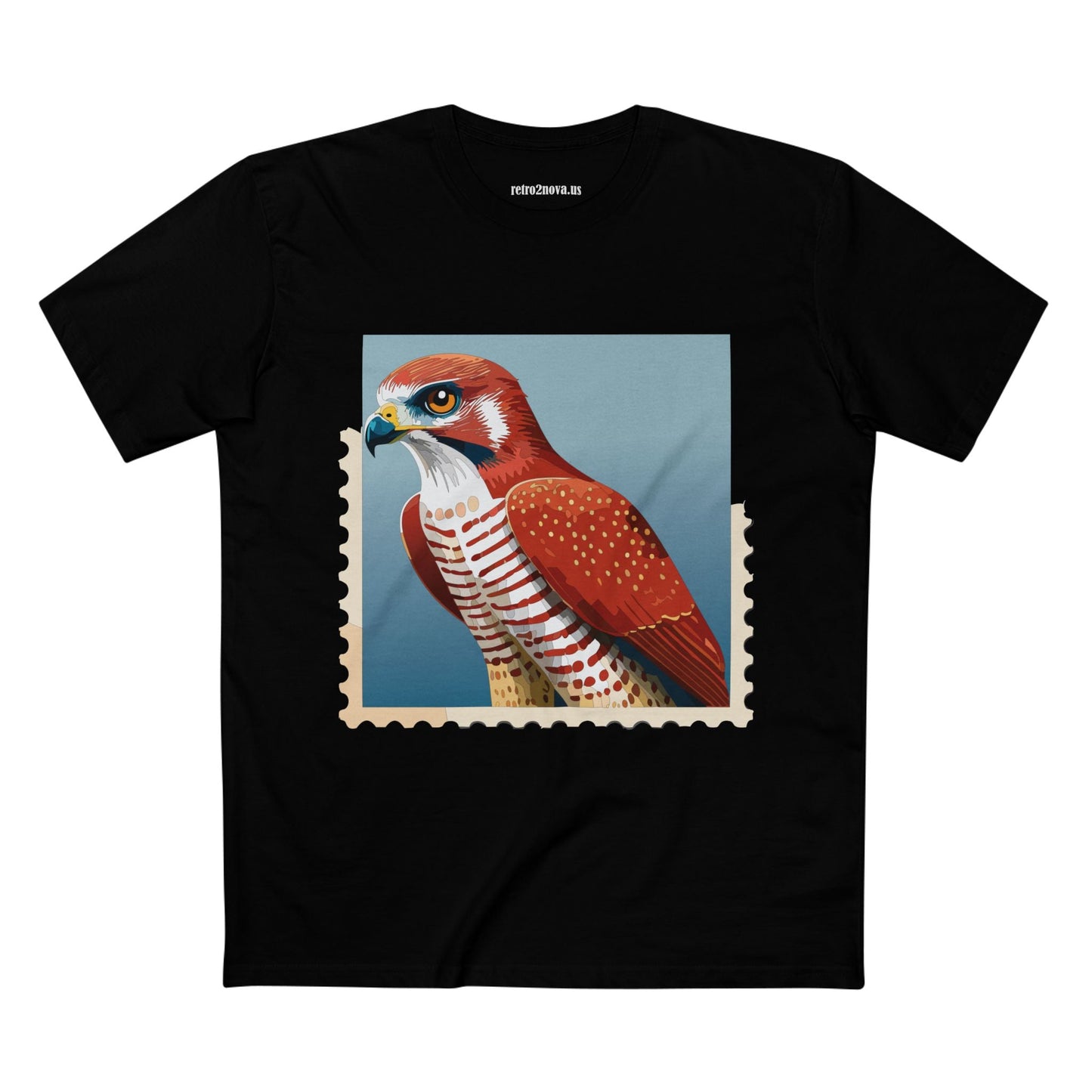 Postage Stamp Shirt Unisex Premium Cotton Tee With Original Art Design By Retro2Nova
