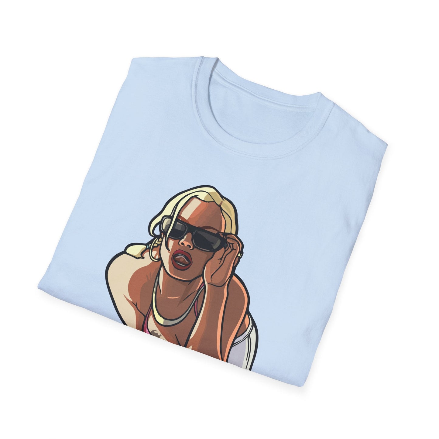 Cartoon Animation T Shirt Funny Tee Unisex Gildan Softstyle 64000 100 Percent Ring Spun Cotton