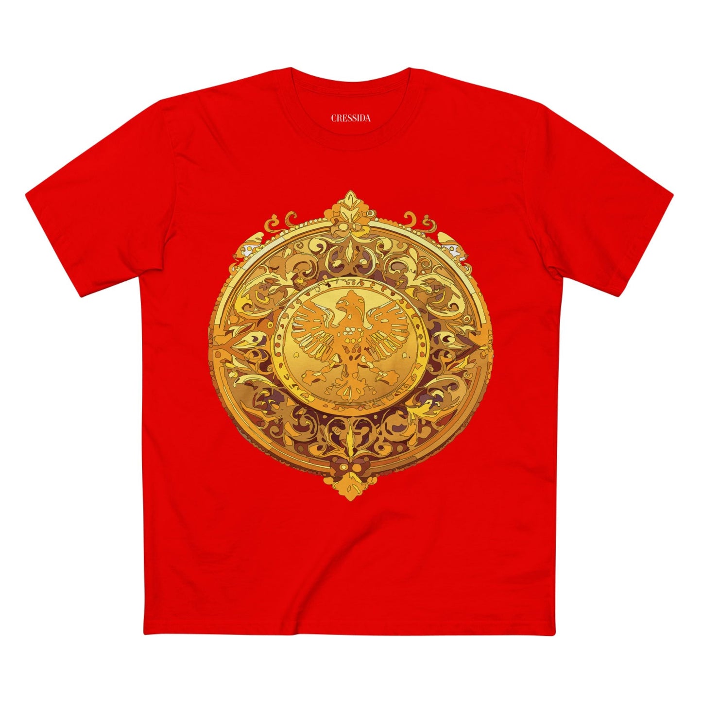 Antique Gold Coin Graphic Design T-Shirt Unisex 100 Cotton With Golden Print Artwork Tee 26
