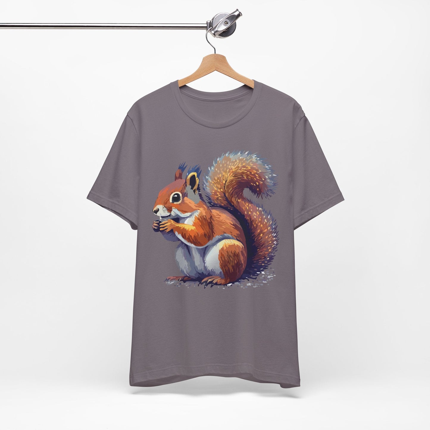 Unisex Animal Print Tee Shirt With Wild Animals Artwork Gildan Softstyle 64000 Cotton
