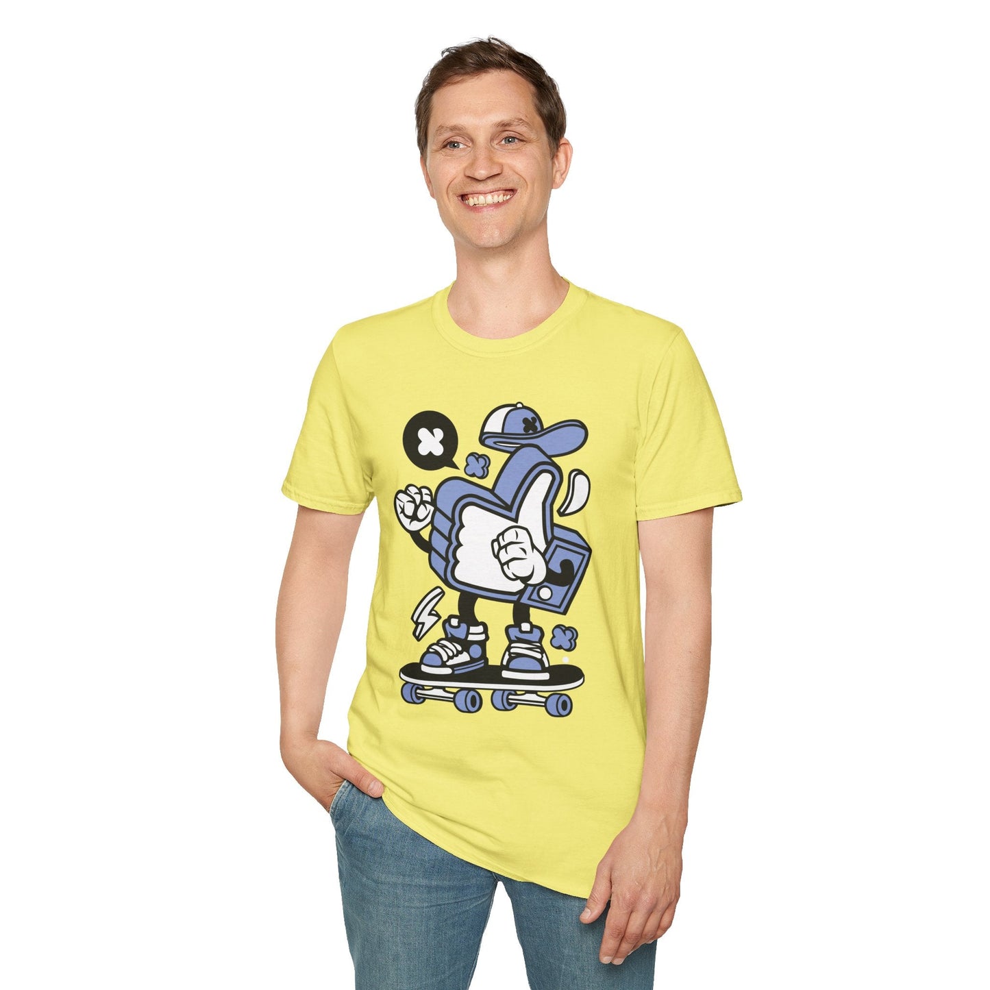 Cartoon T Shirt Animation Tee Funny Graphic Tee For Unisex Gildan Softstyle 64000 Cotton