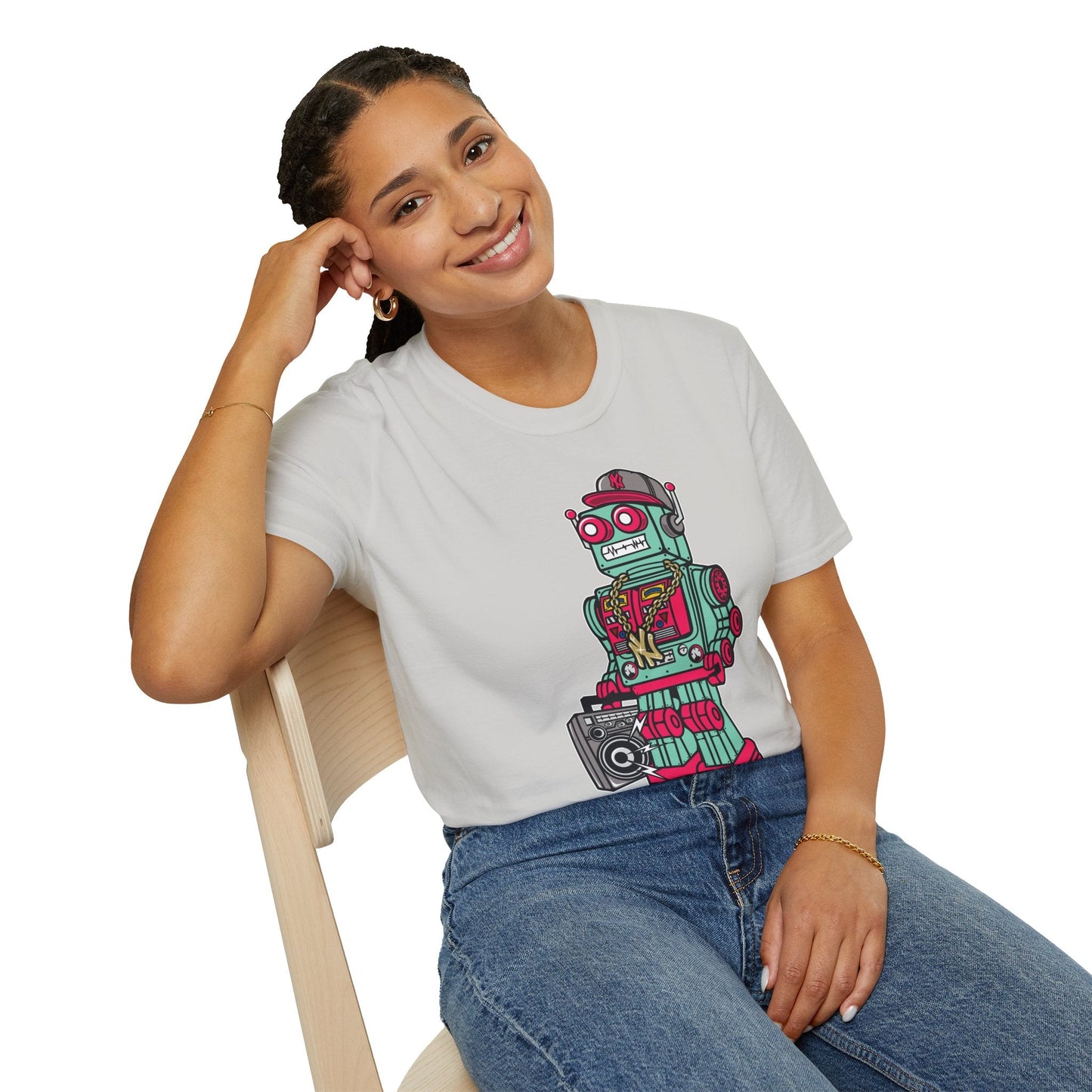 Cartoon T Shirt Animation Tee Funny Unisex Gildan Softstyle 64000 Ring Spun Cotton