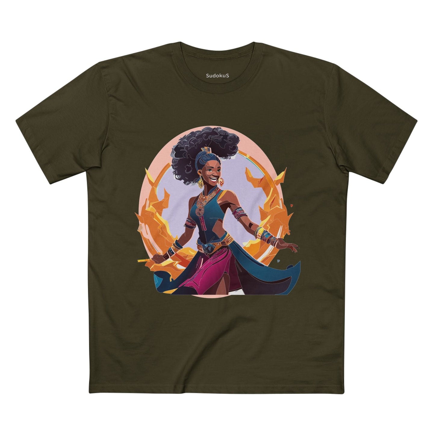 Dancer Graphic Unisex 100 Cotton Staple Tee 21