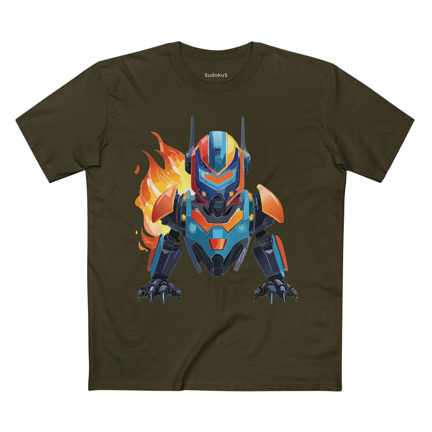 Cyborg Robot Graphic Unisex 100 Cotton Staple Tee 11