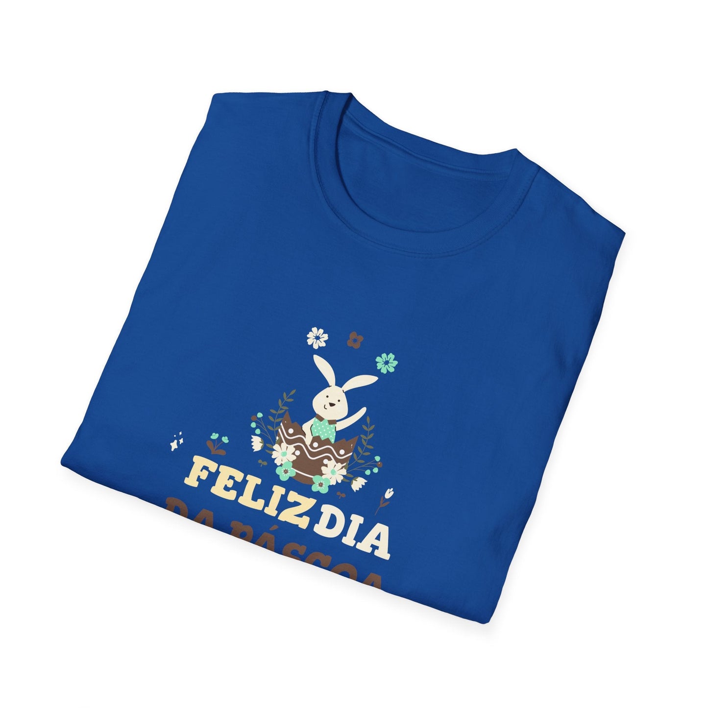 Easter Day T Shirt Unisex Softstyle Tee With Easter Design Print Gildan 64000 Comfort Fit