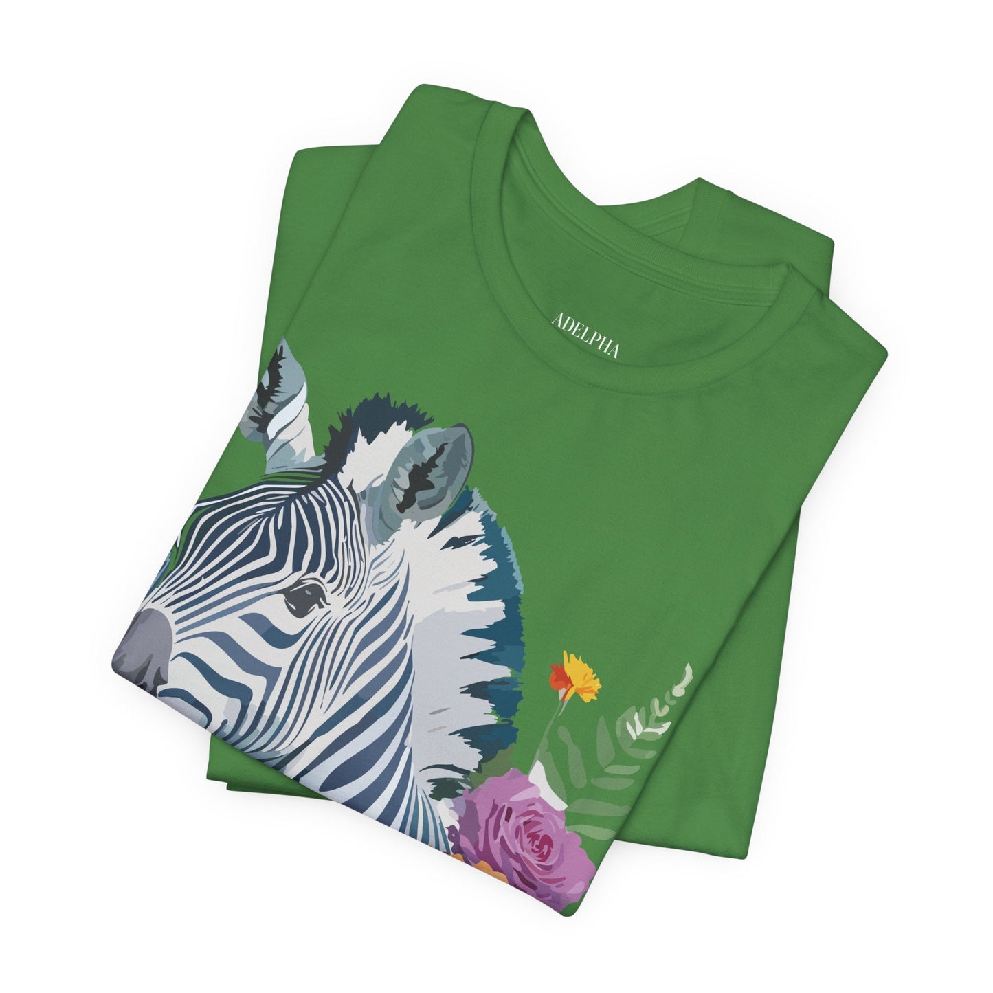 Zebra Graphic Unisex 100 Cotton Vintage Animal Art T-Shirt 4