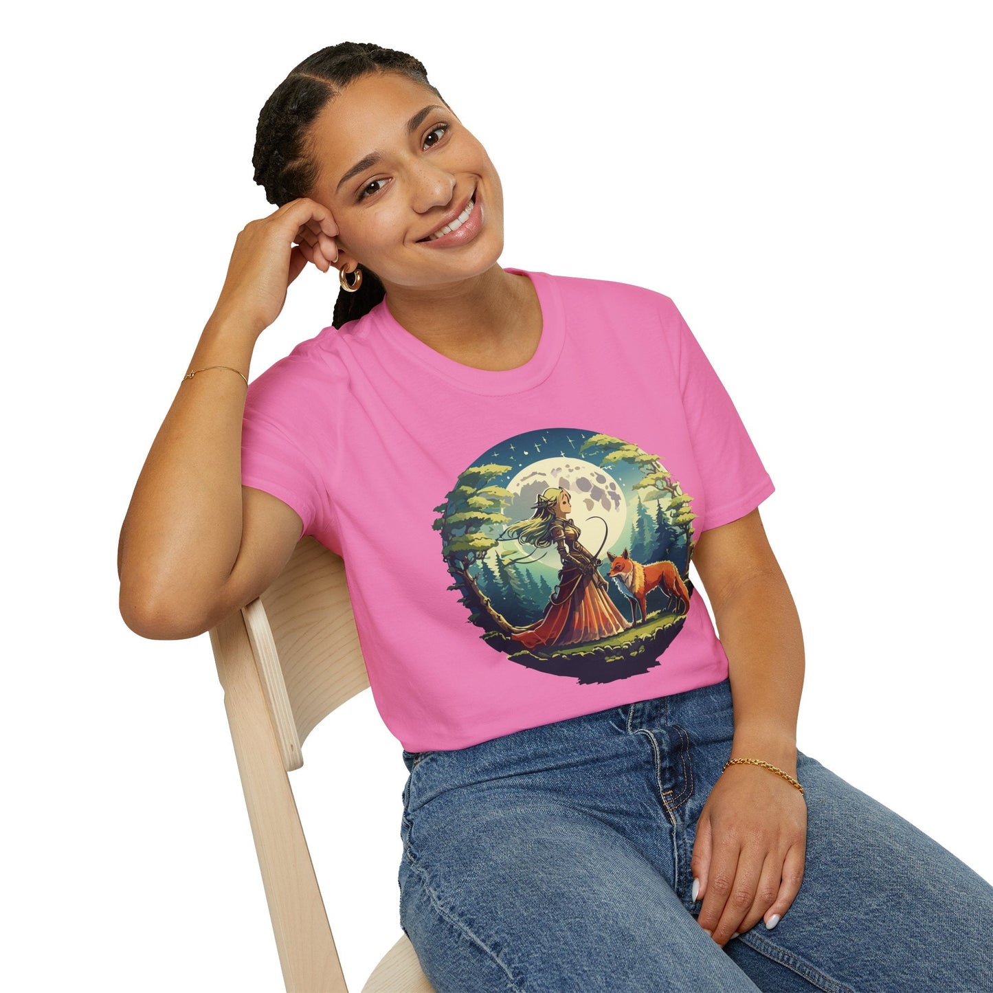 Womens Graphic T Shirt Art Design Tee Softstyle 64000 Gildan Unisex Cotton Comfort Tee