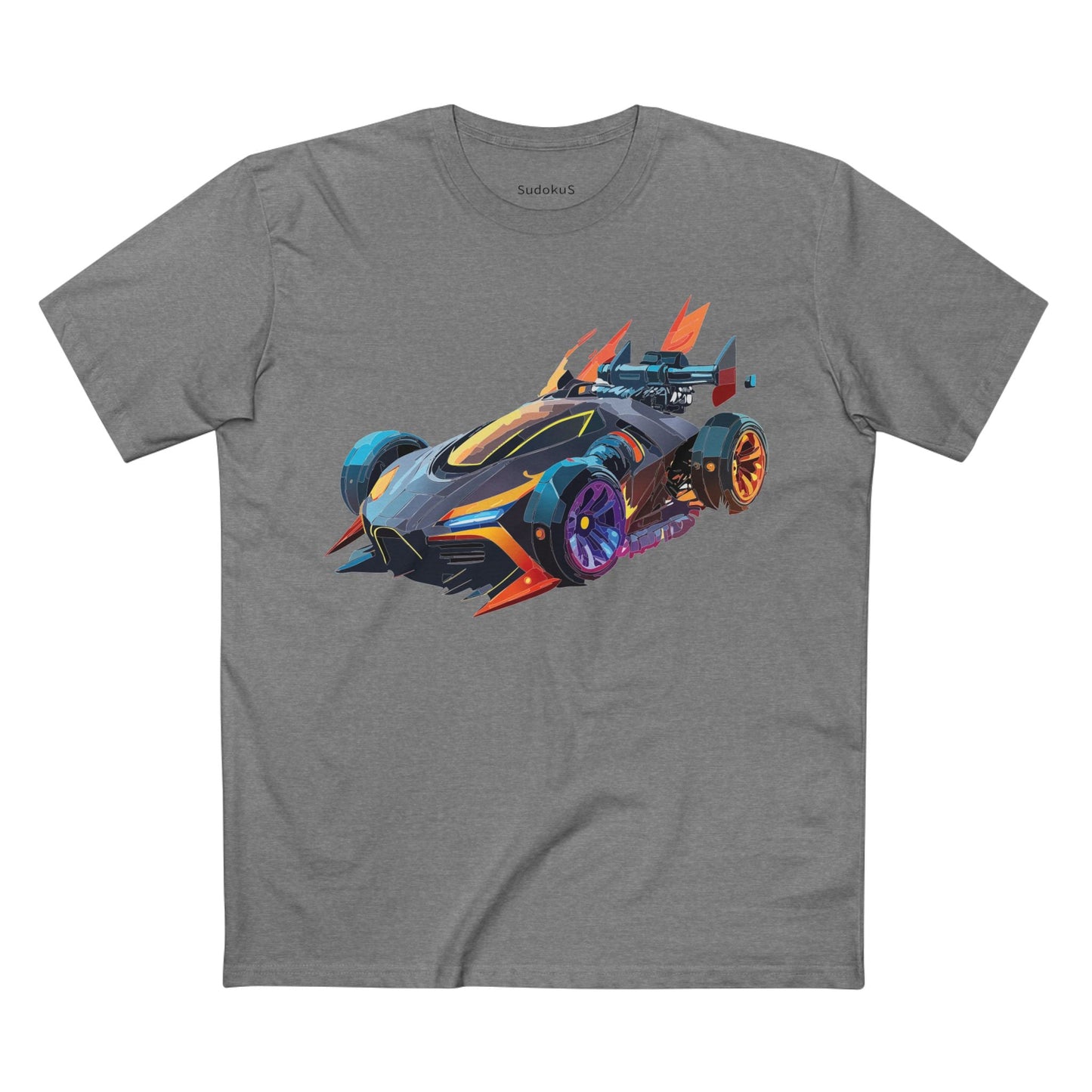 Car Graphic Unisex 100 Cotton Staple Tee 14