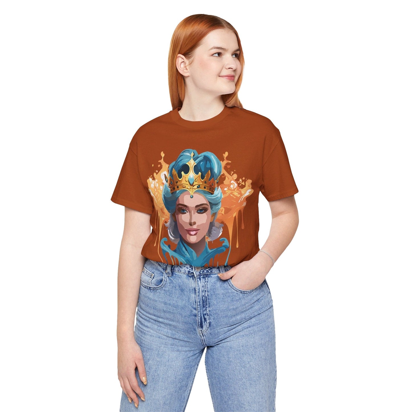 Queen Graphic Tee Unisex Jersey Short Sleeve Premium Quality Adelpha Vintage Inspired Artwork