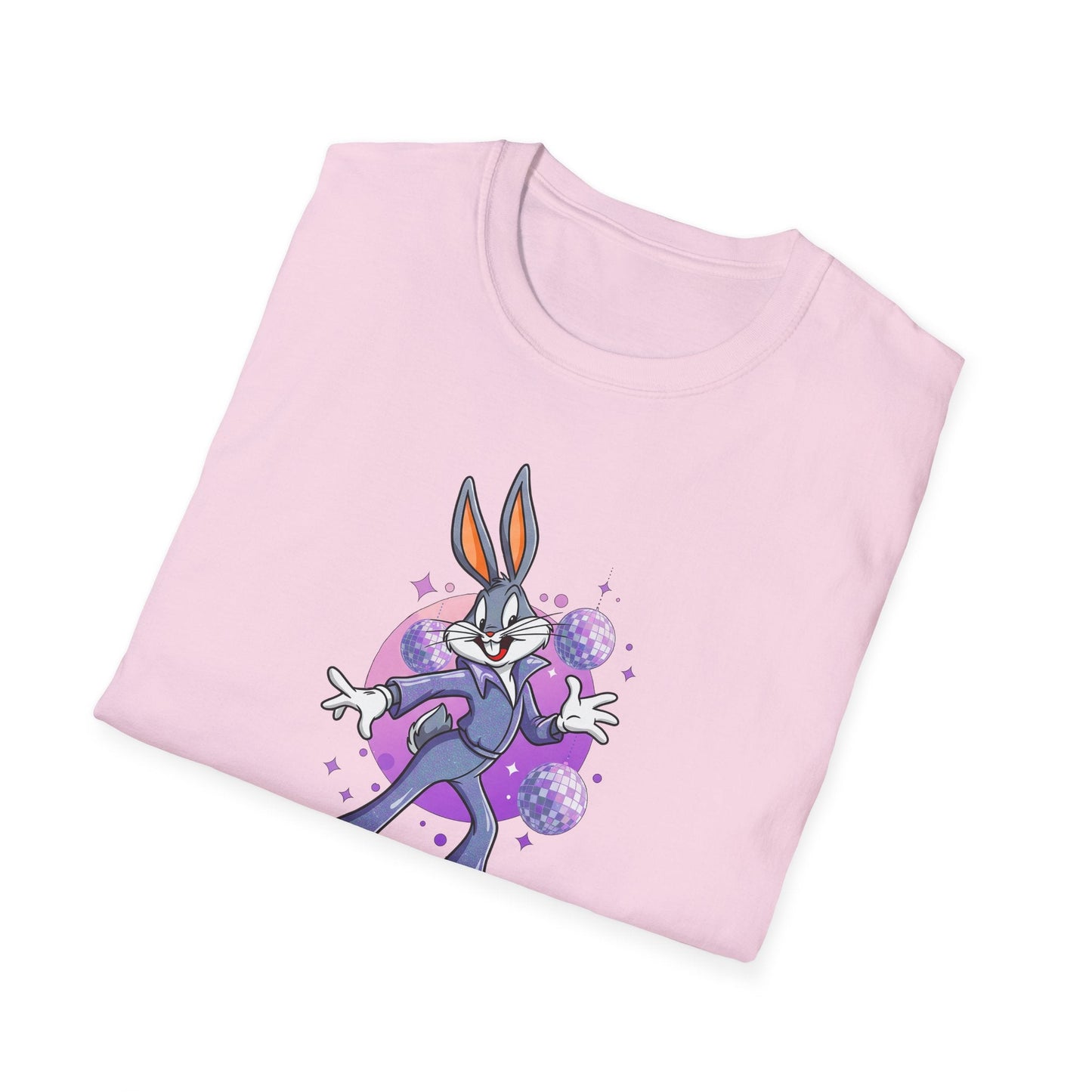 Bugs Bunny Unisex T Shirt Cartoon Animation Tee Gildan Softstyle 64000 Cotton Tee