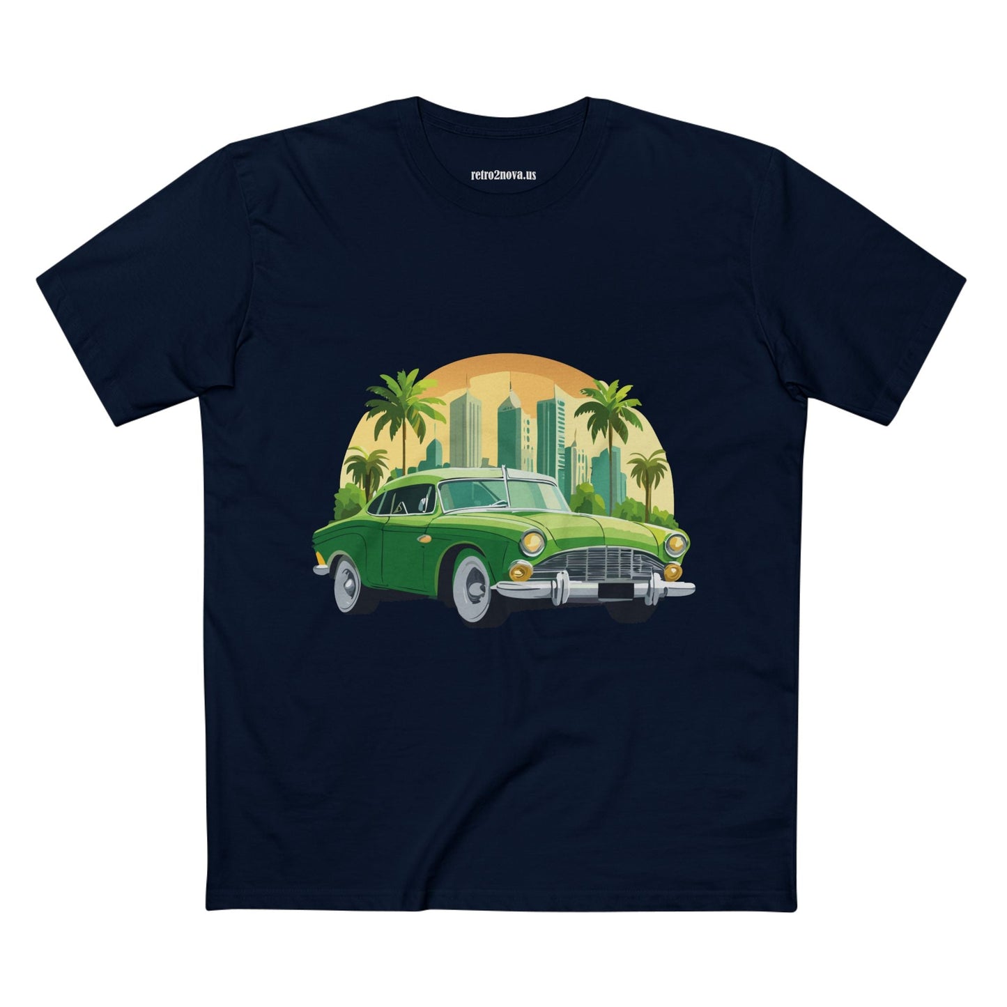 Retro Car Shirts Vintage Car Shirts Unisex Premium Cotton Tee With Original Art Design