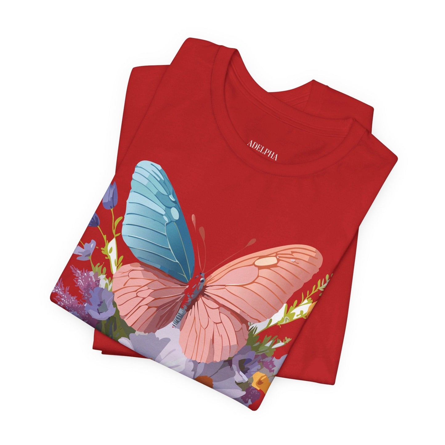 Butterfly Graphic Tee Unisex Adelpha Art Vintage Inspired Short Sleeve Shirt