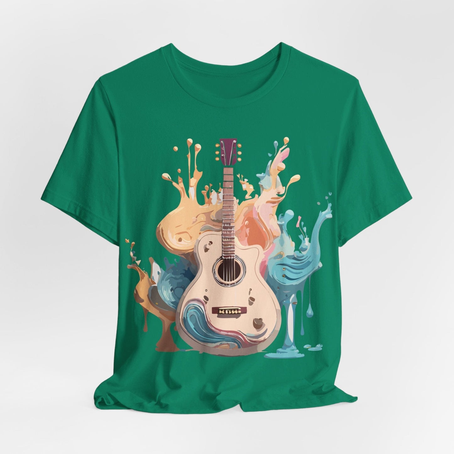 Music Graphic Unisex 100 Cotton Vintage Art with Musical Elements Tee 67