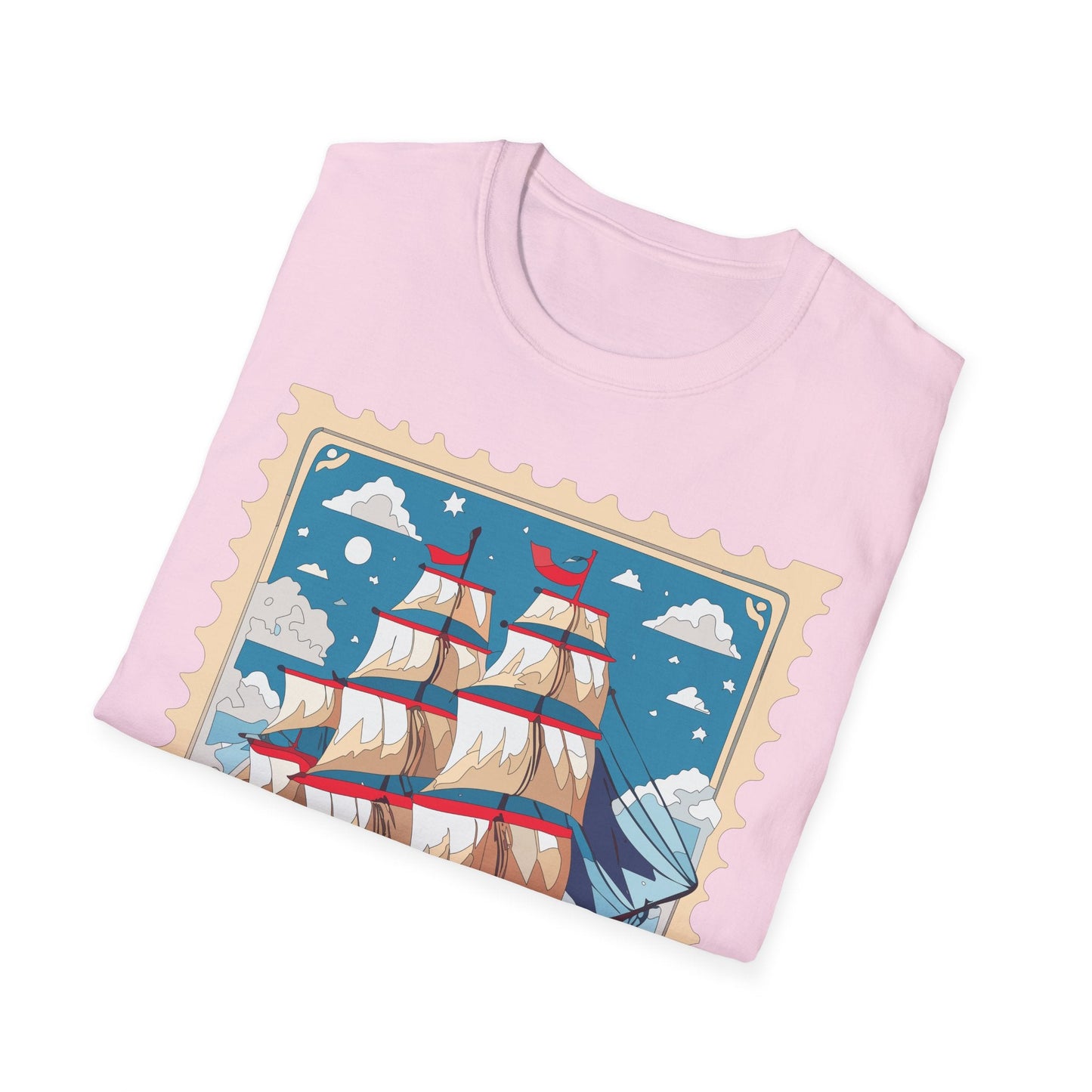 Unisex Softstyle Gildan 64000 Short Sleeve T Shirt Vessel Ship Frigate Tee For Everyday Comfort