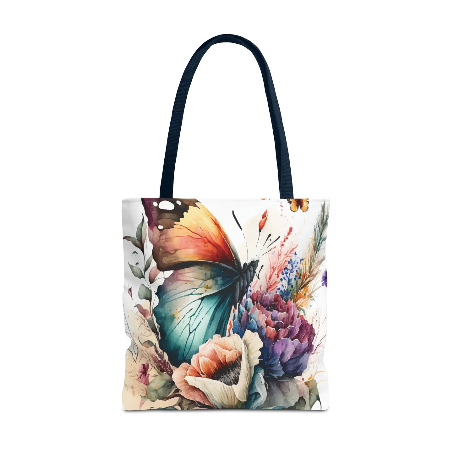 Canvas Bag with Butterfly Prints