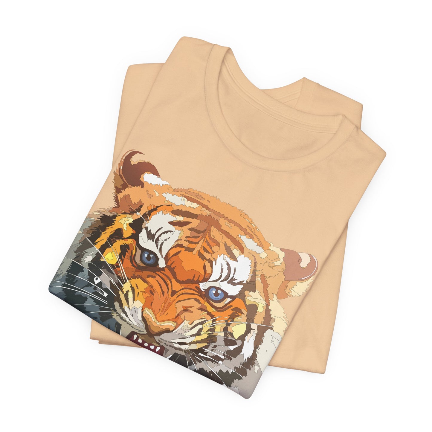 Tiger Shirt, Animal Shirt, T-Shirt with Tiger, Art Design Tee, Animal Tees, Safari T-Shirt, Graphic Design Tee 14