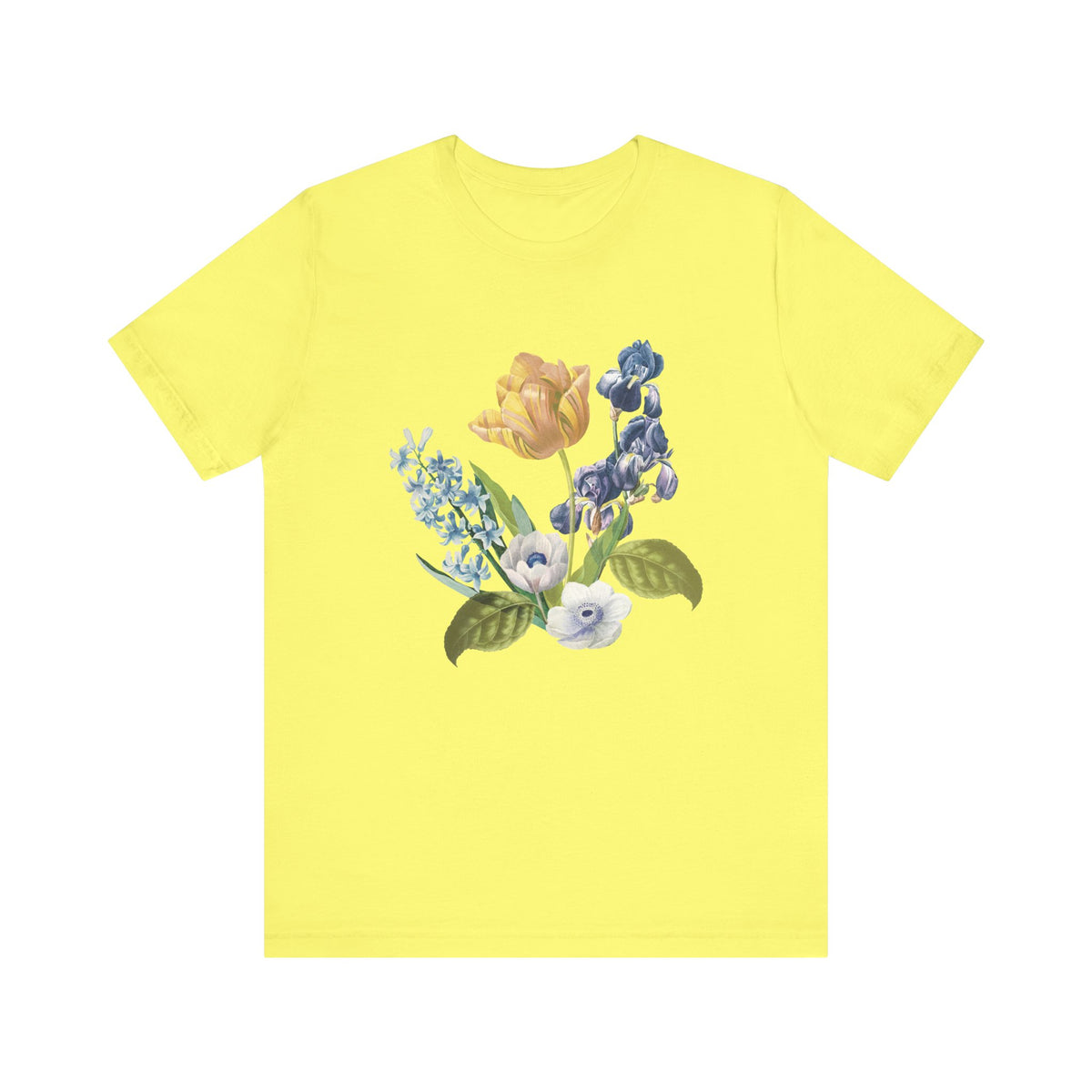 Floral Graphic Tee Shirt - Bella+Canvas Unisex 100 Cotton 52