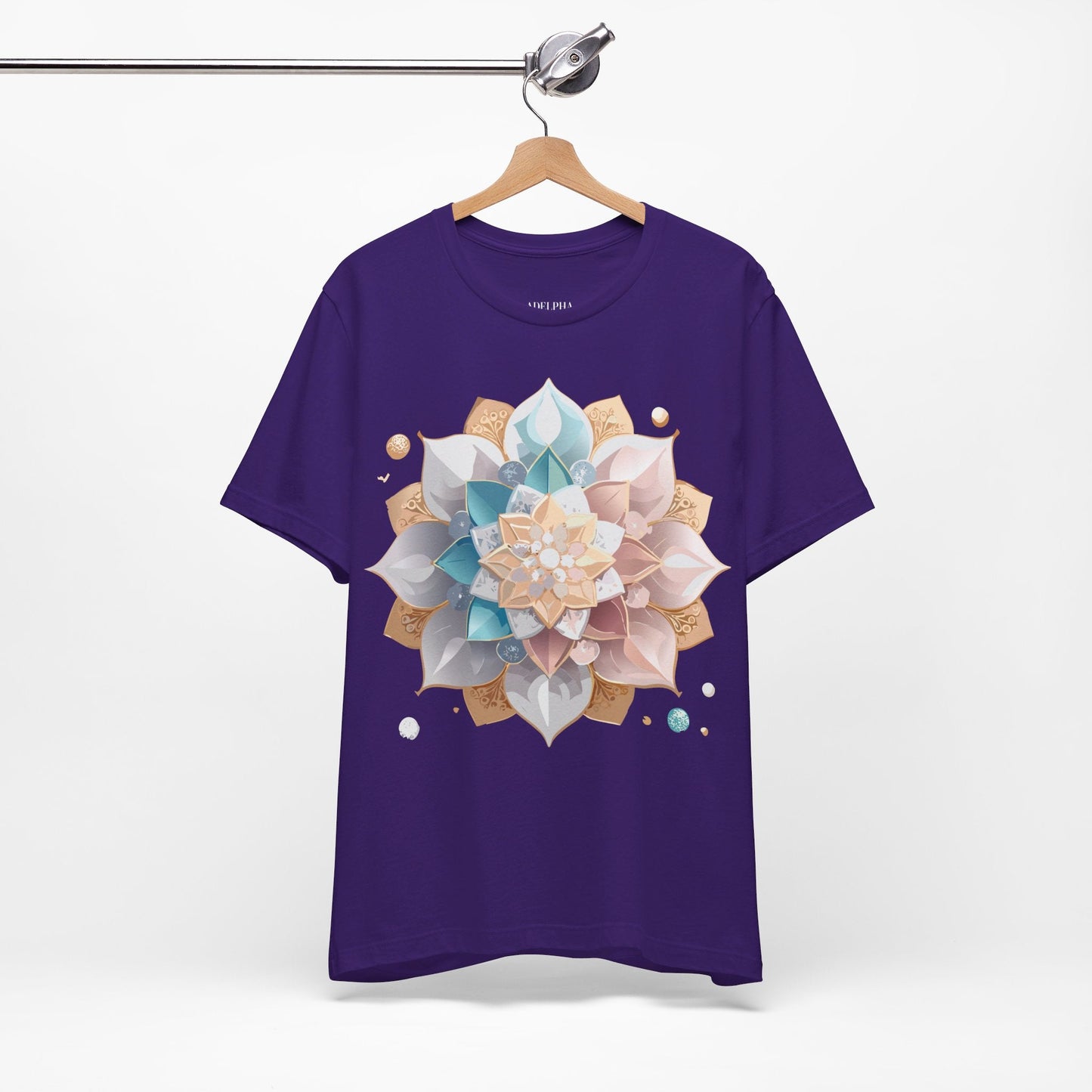 Mandala Graphic Tee Unisex Vintage Inspired Art Design Shirt By Adelpha Premium Artwear