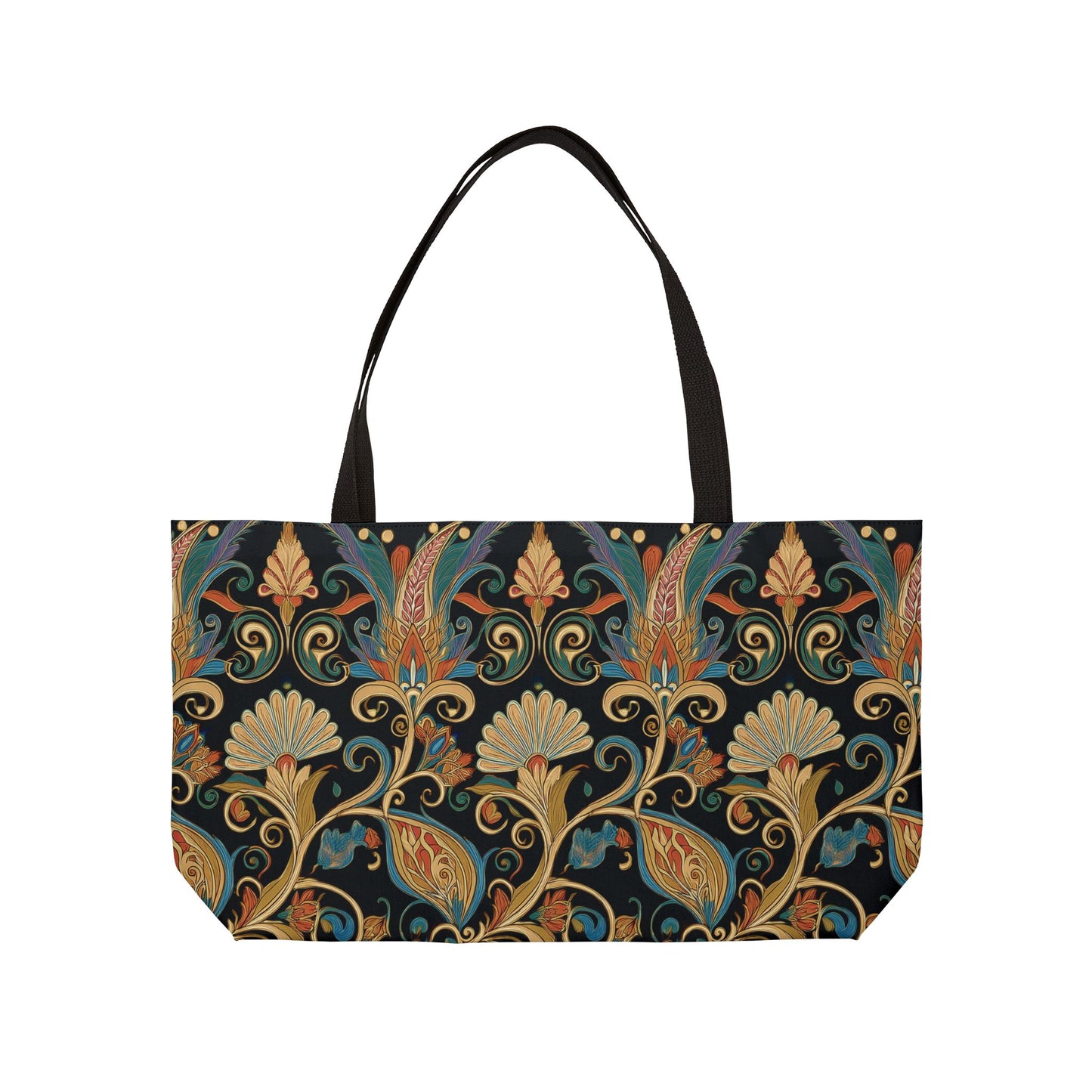 Ornament Print Big Bag High-Quality 100% Spun Poly 24x13 Canvas Art Bag OR-2