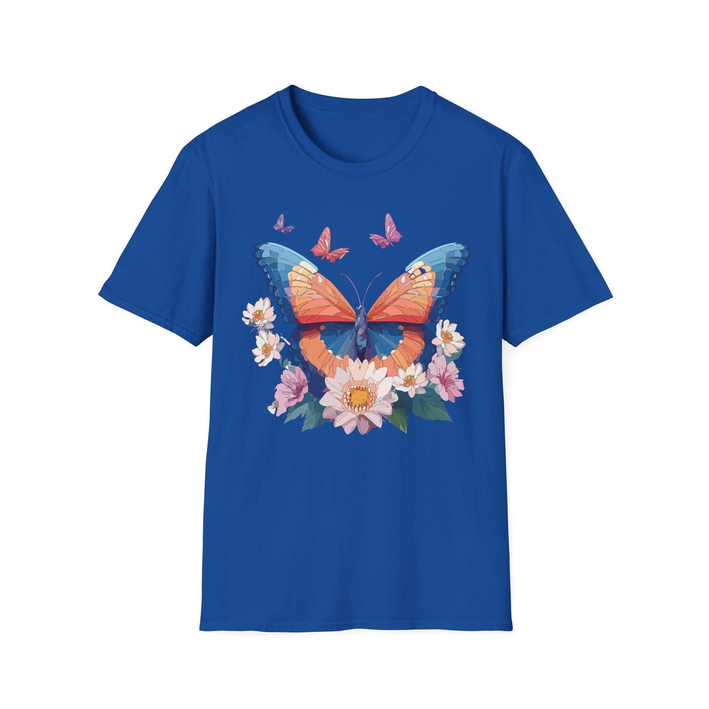 Monarch Butterfly Unisex Softstyle Tee Gildan 64000 Lightweight Breathable 100 Cotton Tee