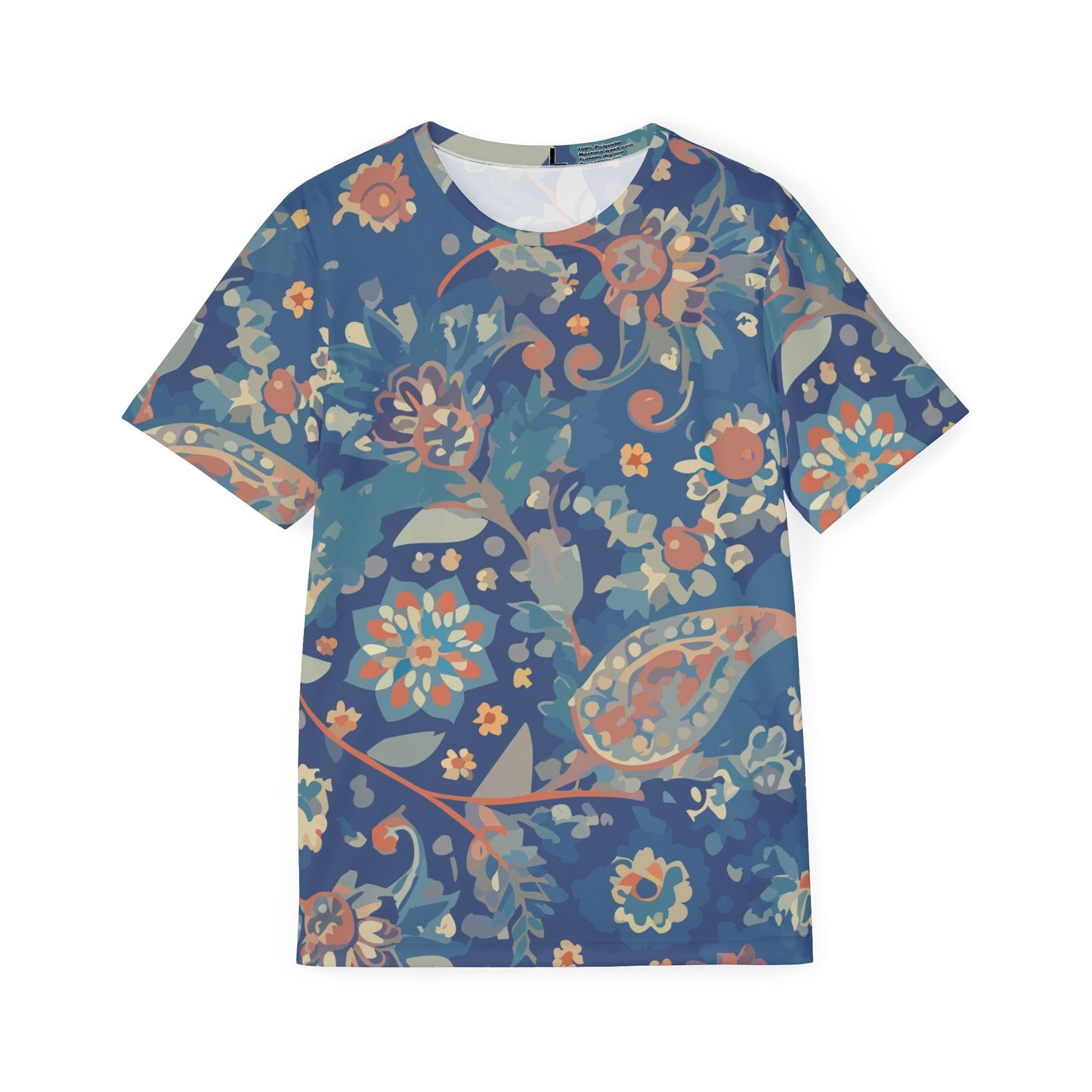 Unisex Floral Print Shirt, Shirt with Floral Print