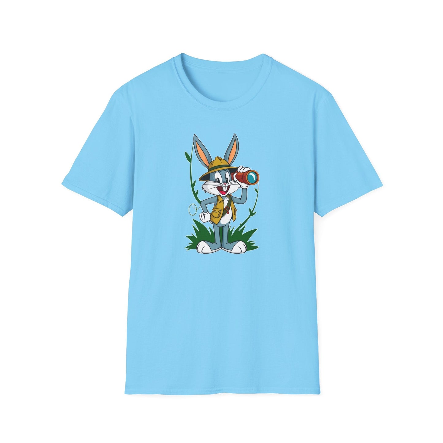 Bugs Bunny T Shirt Unisex Softstyle Gildan 64000 Cartoon Animation Graphic Tee Design