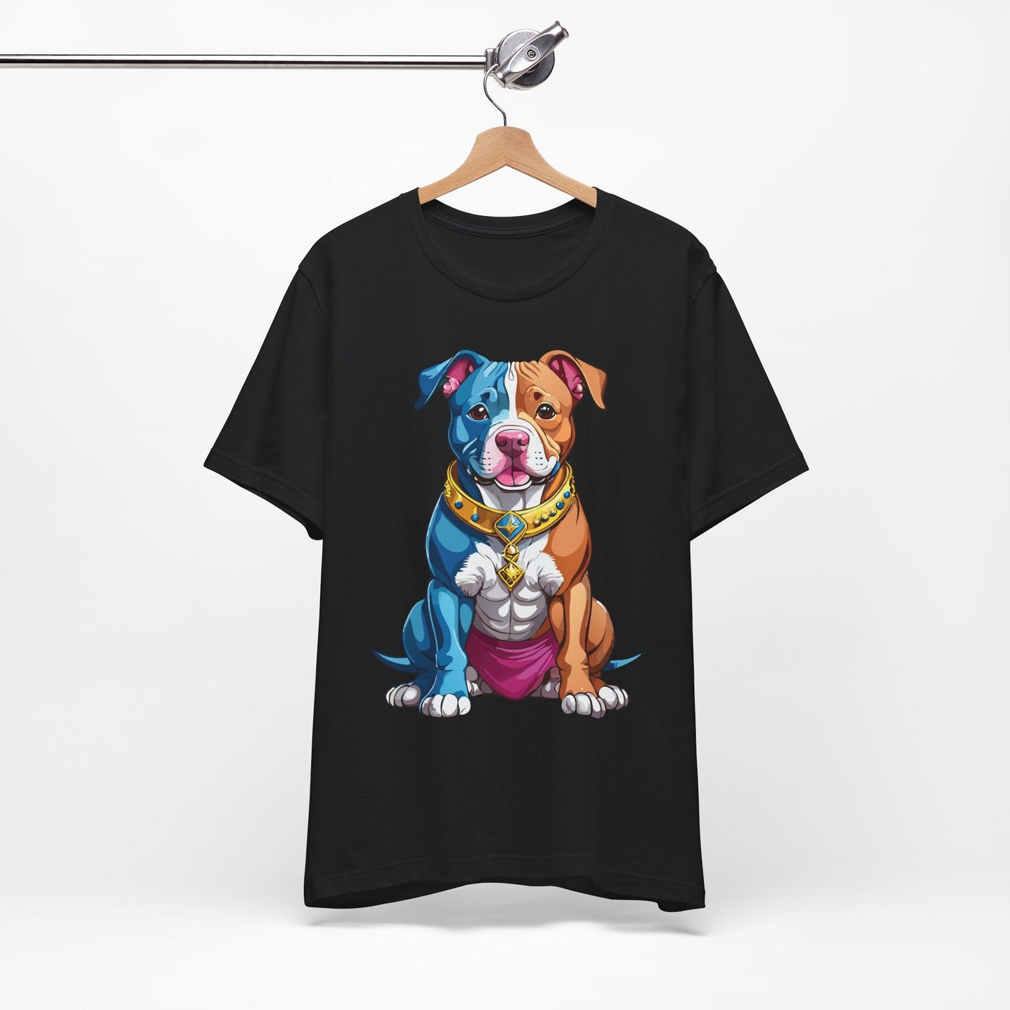 Unisex Animal Shirt Art Design Tee With Wild Animals Print Short Sleeve Jersey Tee