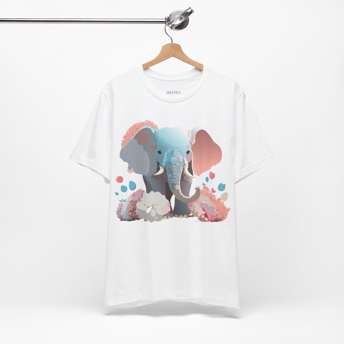 Elephant Graphic T Shirt By Adelpha Unisex Jersey Short Sleeve Artwork Tee Vintage Inspired