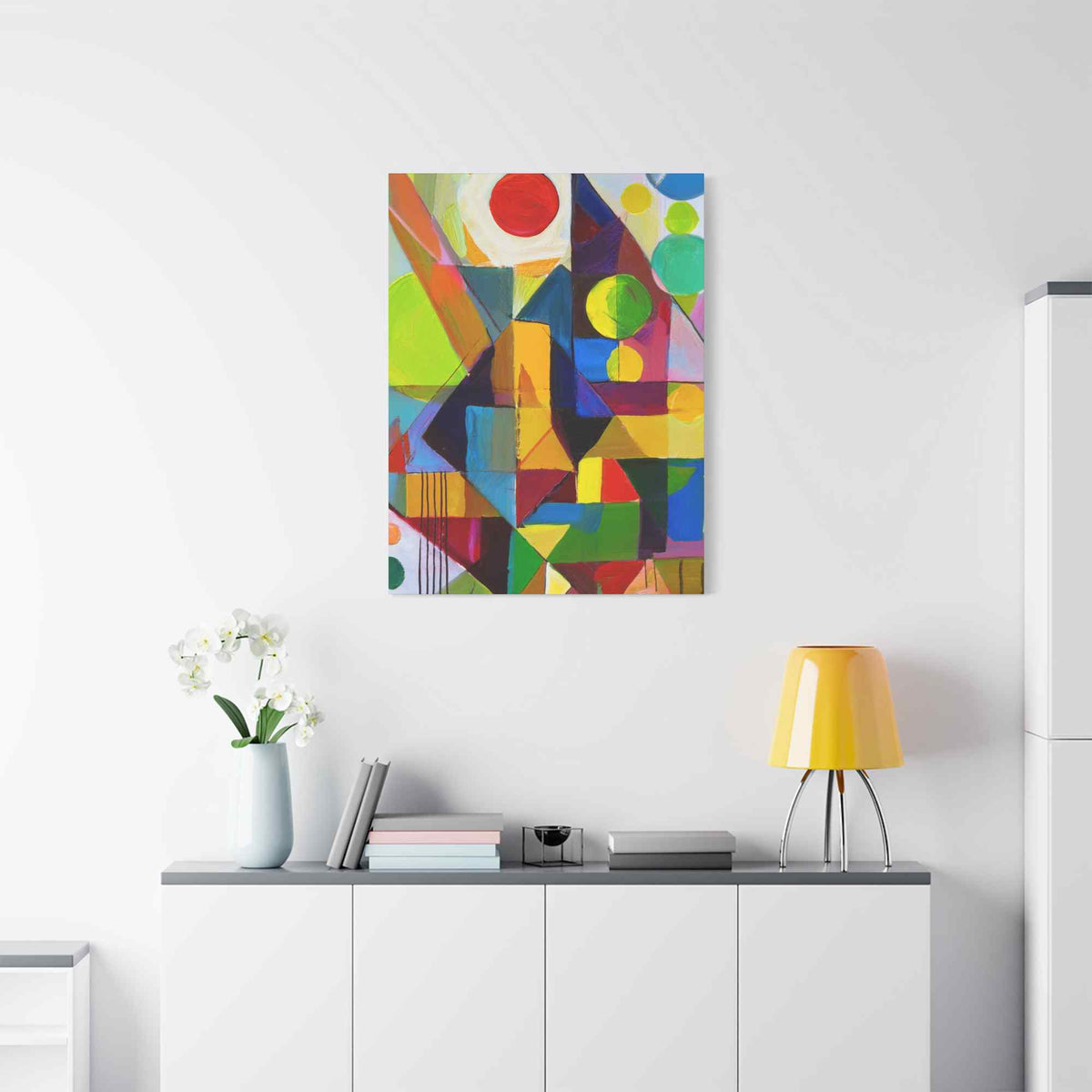 Abstract Painting Print Canvas 20x24,20x30,24x30, 24x32,24x36,30x40, 32x48,36x48,40x60 Pine-Wood Inner Frame ABS-6