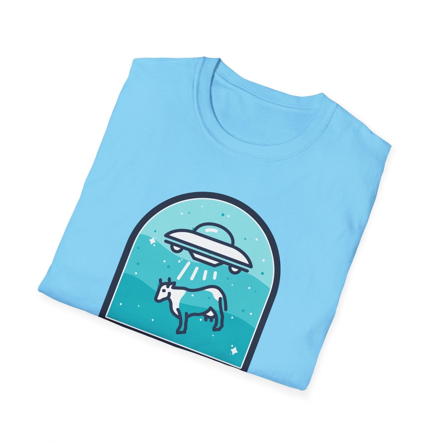 Mysteries UFO Abduction TShirt  Retro Alien Space Graphic Tee
