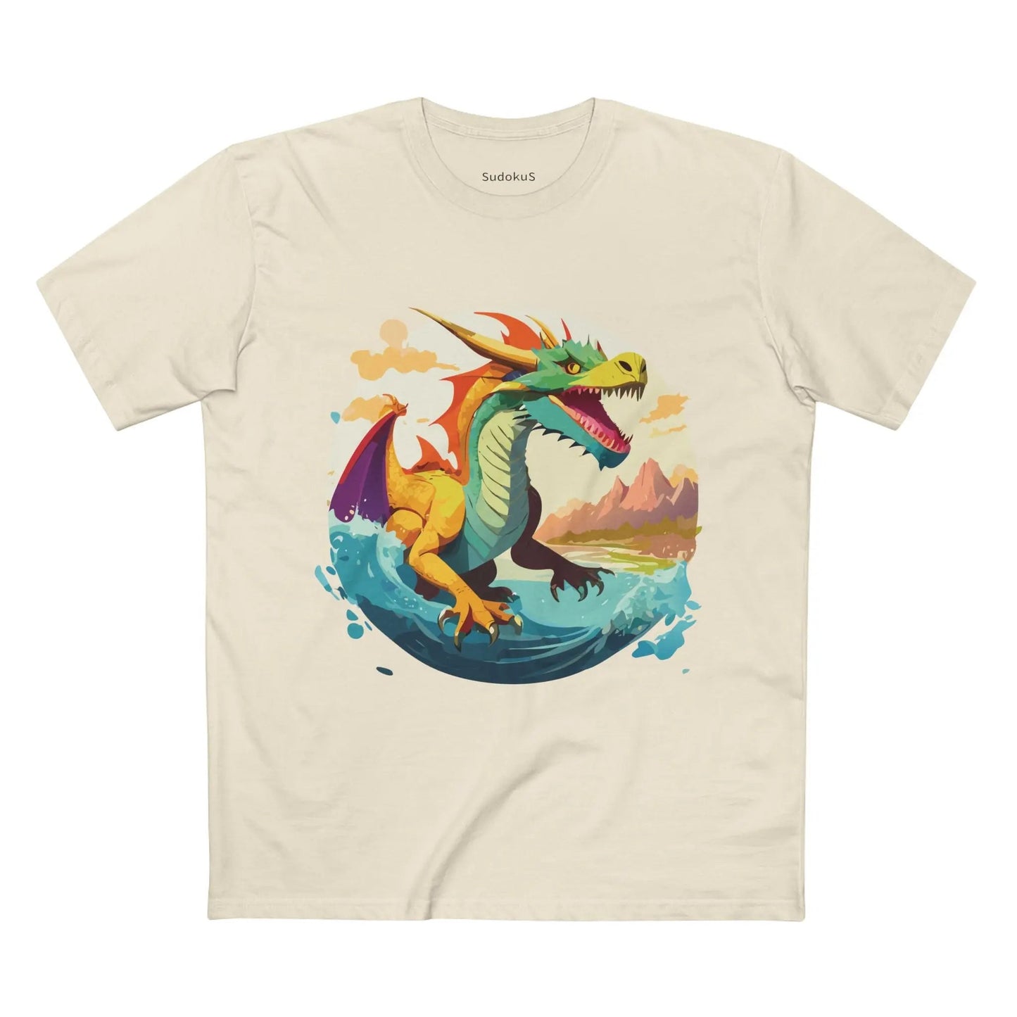 Dragon Graphic Unisex 100 Cotton Staple Tee 24
