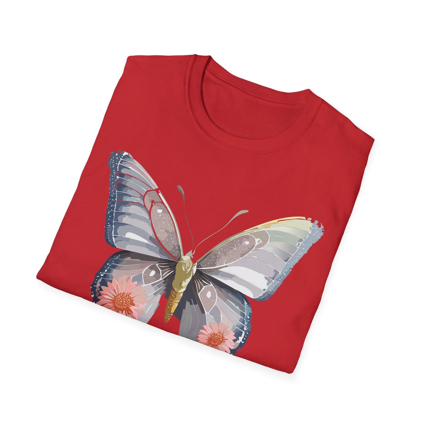 Butterfly Shirt Unisex T Shirt 100 Percent Ring Spun Cotton Softstyle Tee Monarch