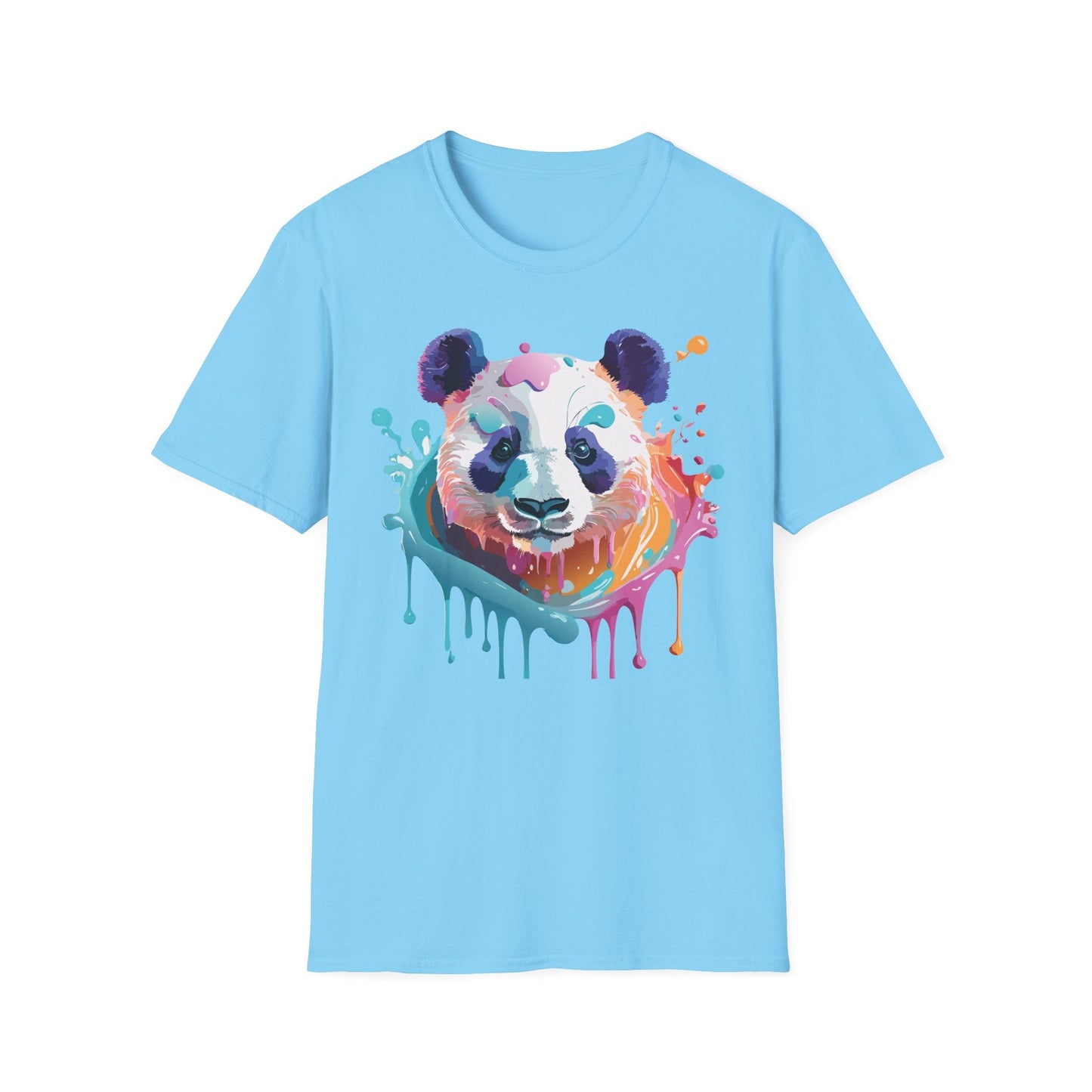 Panda Shirt T Shirt Softstyle 64000 Gildan 100 Percent Ring Spun Cotton Comfortable Animal Tee