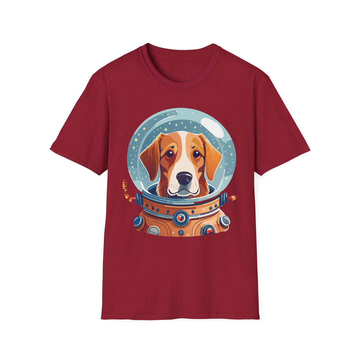 Astronaut Dog Tee | Space Helmet Beagle Graphic T-Shirt