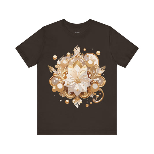 Jewelry Graphic Unisex Cotton Bella+Canvas Tee with Art Design n125