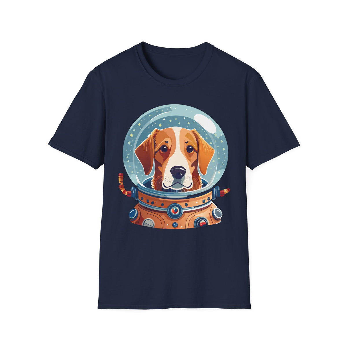 Astronaut Dog Tee | Space Helmet Beagle Graphic T-Shirt