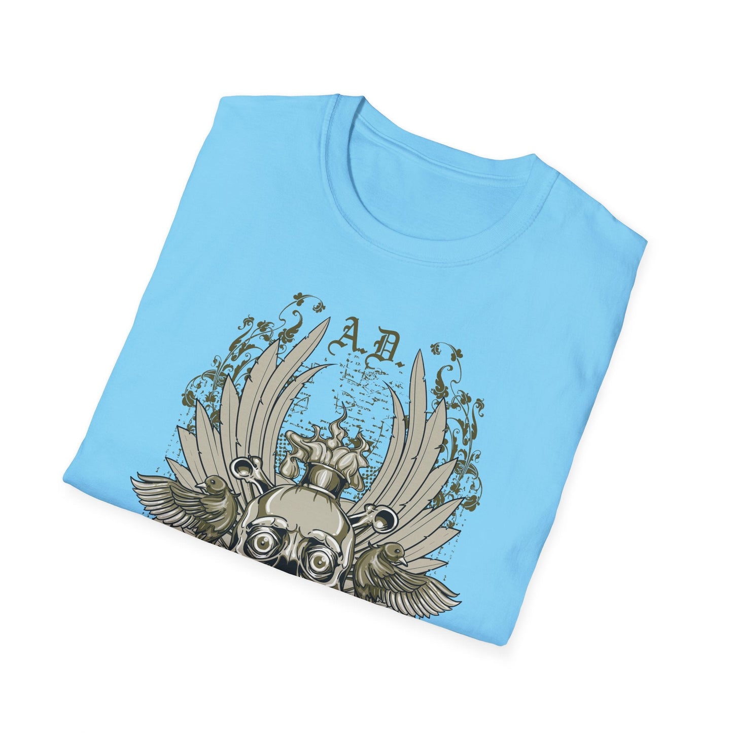 Unisex Art Design T Shirt With Graphic Artwork Softstyle Gildan 64000 Tee Premium Cotton