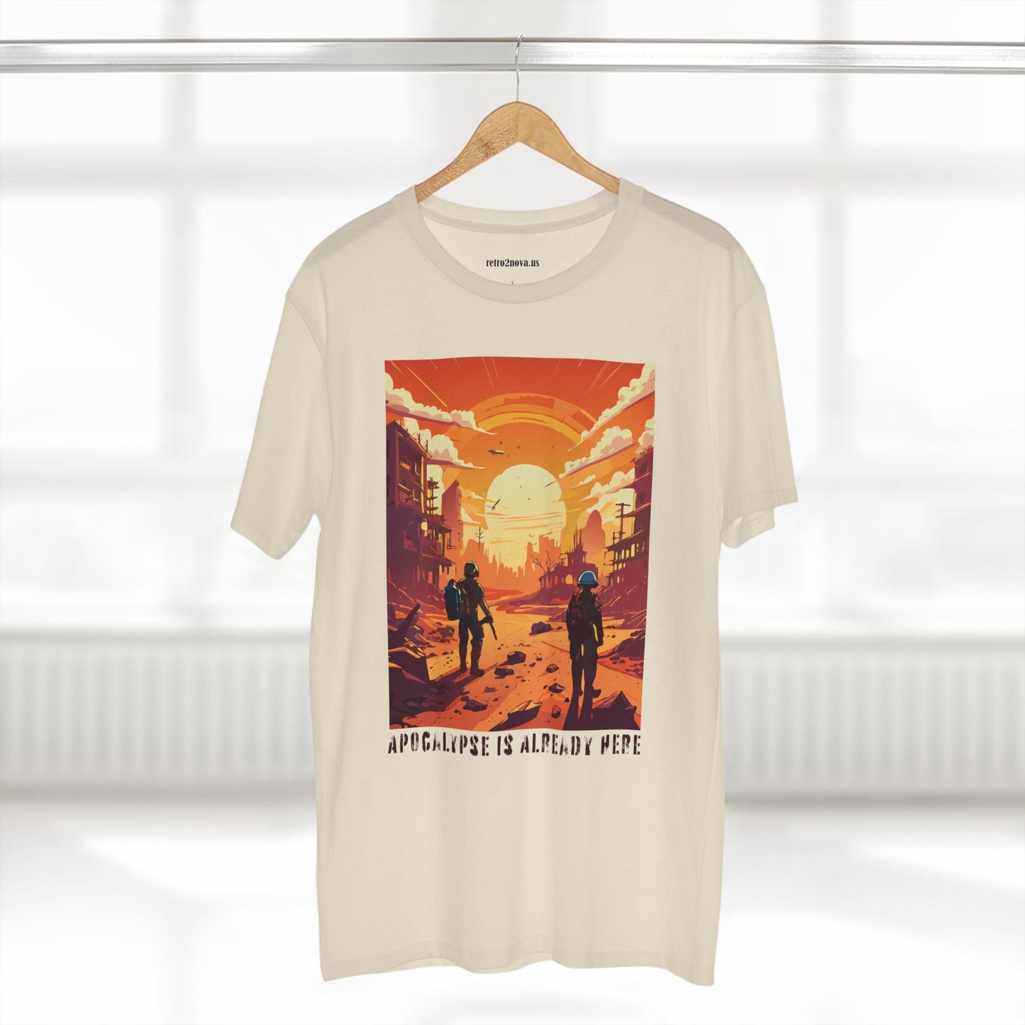 Cataclysm Doomsday Shirt Unisex Premium Cotton Tee With Original Art Design By Retro2Nova