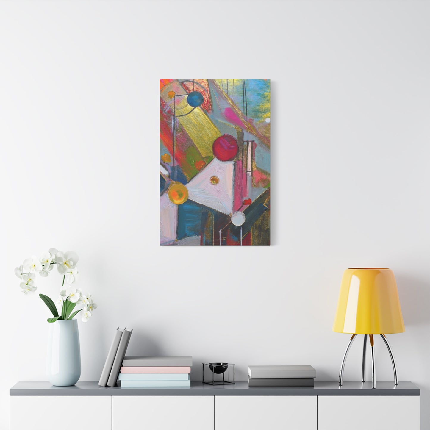 Abstract Oil Painting Print Canvas 20x24,20x30,24x30 24x32,24x36,30x40 32x48,36x48,40x60 Pine-Wood Inner Frame ABS-167