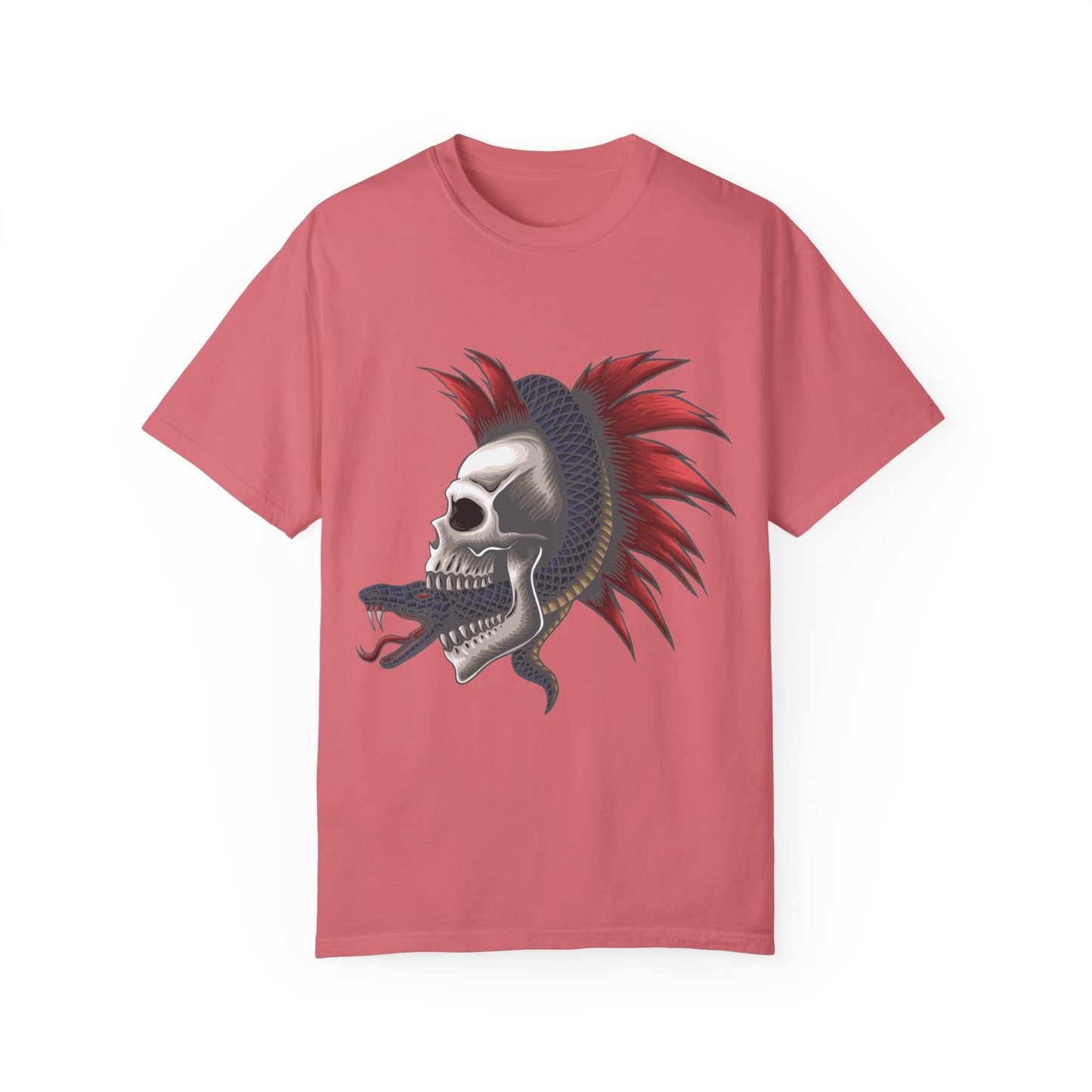 Unisex Cotton Tee Shirt with Skull