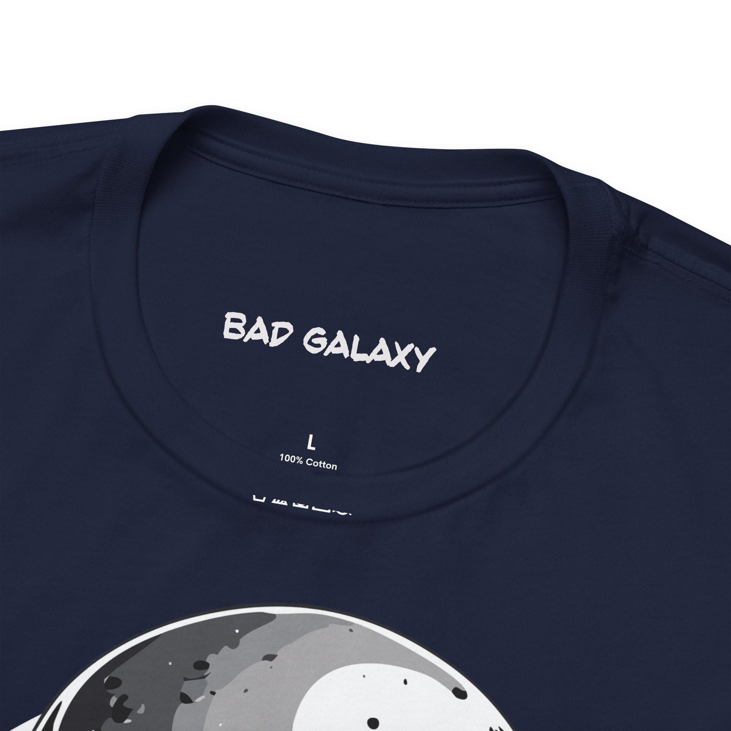Alien Tee Shirt From Bad Galaxy 100 Percent Cotton Made to Order Eco Friendly Non Toxic Inks