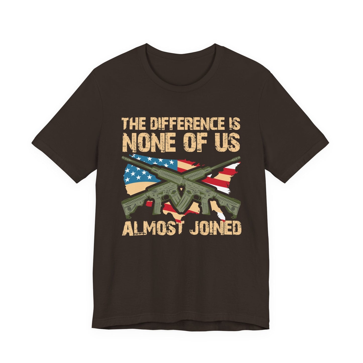 Army Veteran Patriotic Graphic Design Unisex Cotton T-Shirt v18