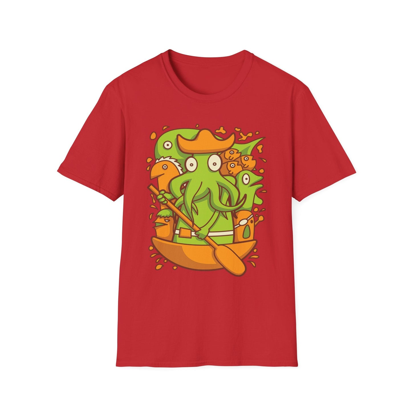 Cartoon T Shirt Animation T Shirt Funny Tee Shirt Unisex Gildan Softstyle Cotton 64000