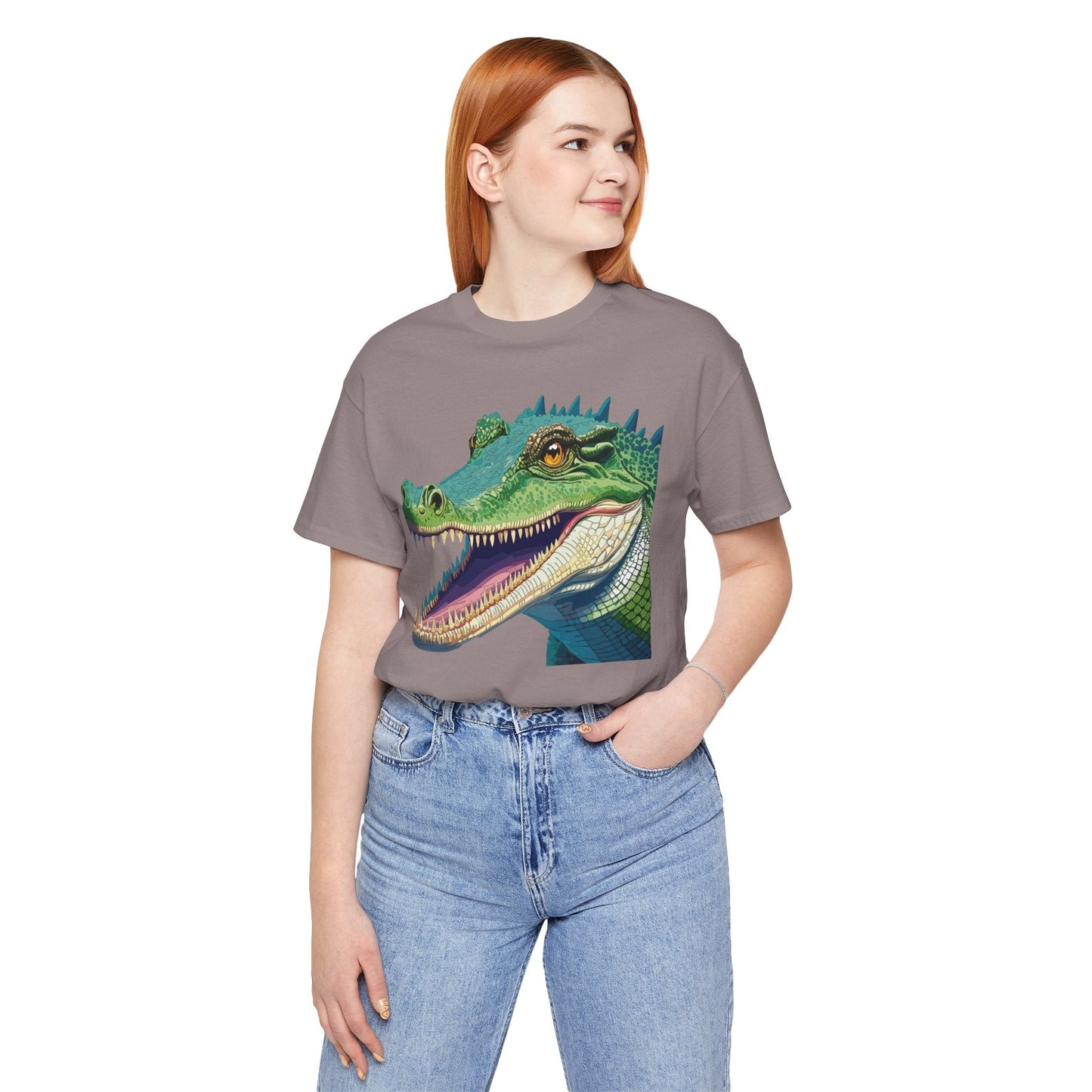 Unisex Animal Tee Shirt With Animals Art Design Wild Animals Jersey Short Sleeve