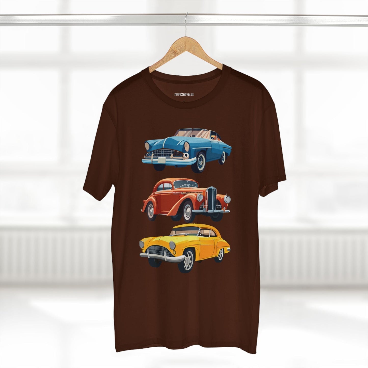 Retro Car Shirts Vintage Car Shirts RC4 Unisex Premium Cotton Tee With Original Art By Retro2Nova
